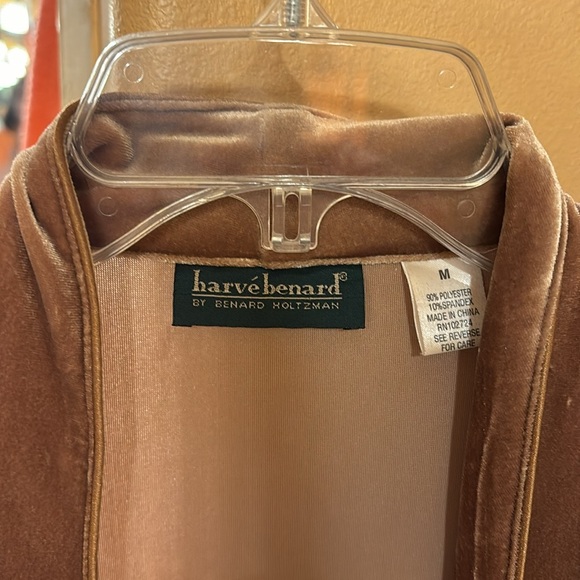 Gold/Brown Vintage Velour Costume Jacket Size Medium - Picture 3 of 6